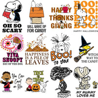 Load image into Gallery viewer, 70 Halloween Thanksgiving Cartoon Dog Designs Bundle PNG
