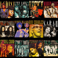 Load image into Gallery viewer, 36 Music Popular Stars Homage Designs Bundle PNG
