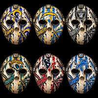 Load image into Gallery viewer, 32 Horror Football Teams Jason Voorhees Mask Designs Bundle PNG
