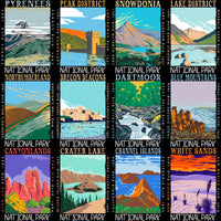 Load image into Gallery viewer, 99 USA National Parks Streetwear Designs Bundle PNG
