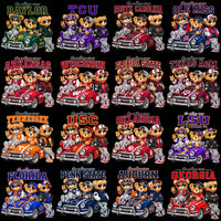 Load image into Gallery viewer, 55 College Football Teddy Bears Crew NCAA Teams Designs Bundle PNG
