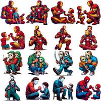 Load image into Gallery viewer, 70 Super Hero Dad Father&#39;s Day Designs Bundle PNG
