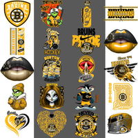 Load image into Gallery viewer, 38 Boston Bruins Ice Hockey Designs Bundle PNG
