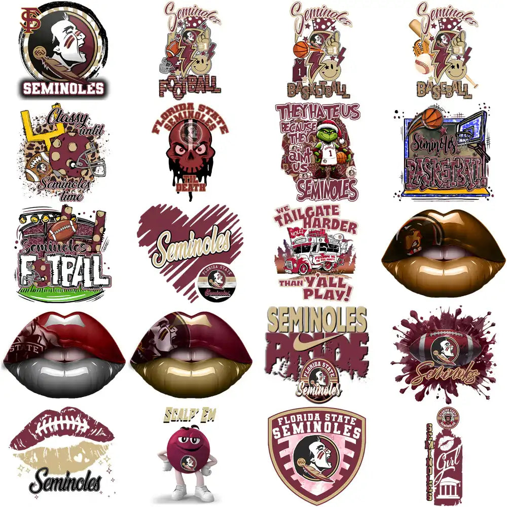 98 Florida State Seminoles Designs Bundle PNG
