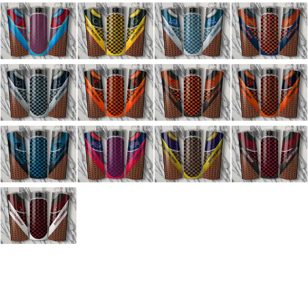 33 Football Teams Vans Classic Tumbler Wrap Bundle JPG