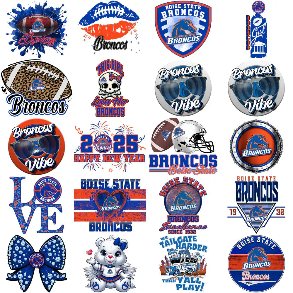 85 Boise State Broncos Designs Bundle PNG