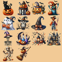 Load image into Gallery viewer, 29 Cute Halloween Designs Bundle PNG
