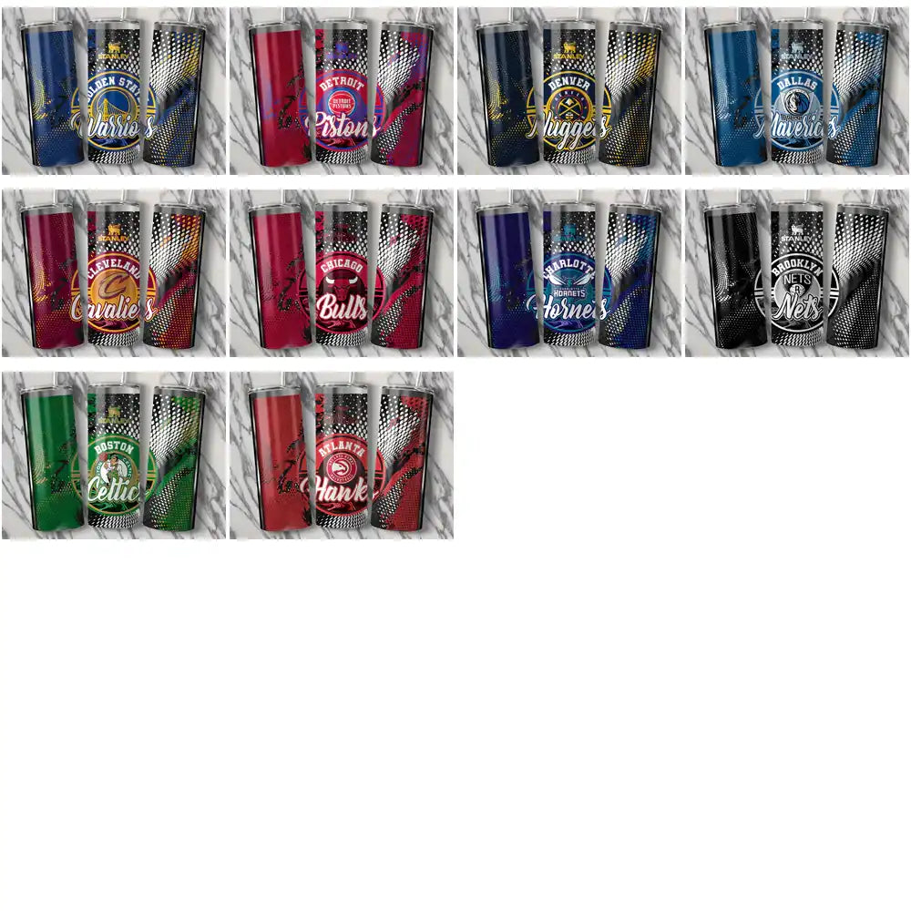 30 Basketball Teams Stanley Tumbler Wrap Bundle JPG