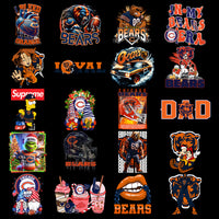 Load image into Gallery viewer, 49 Chicago Bears V2 Football Designs Bundle PNG
