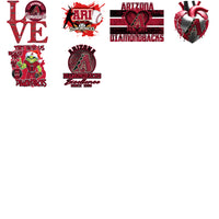 Load image into Gallery viewer, 64 Arizona Diamondbacks Baseball Designs Bundle PNG
