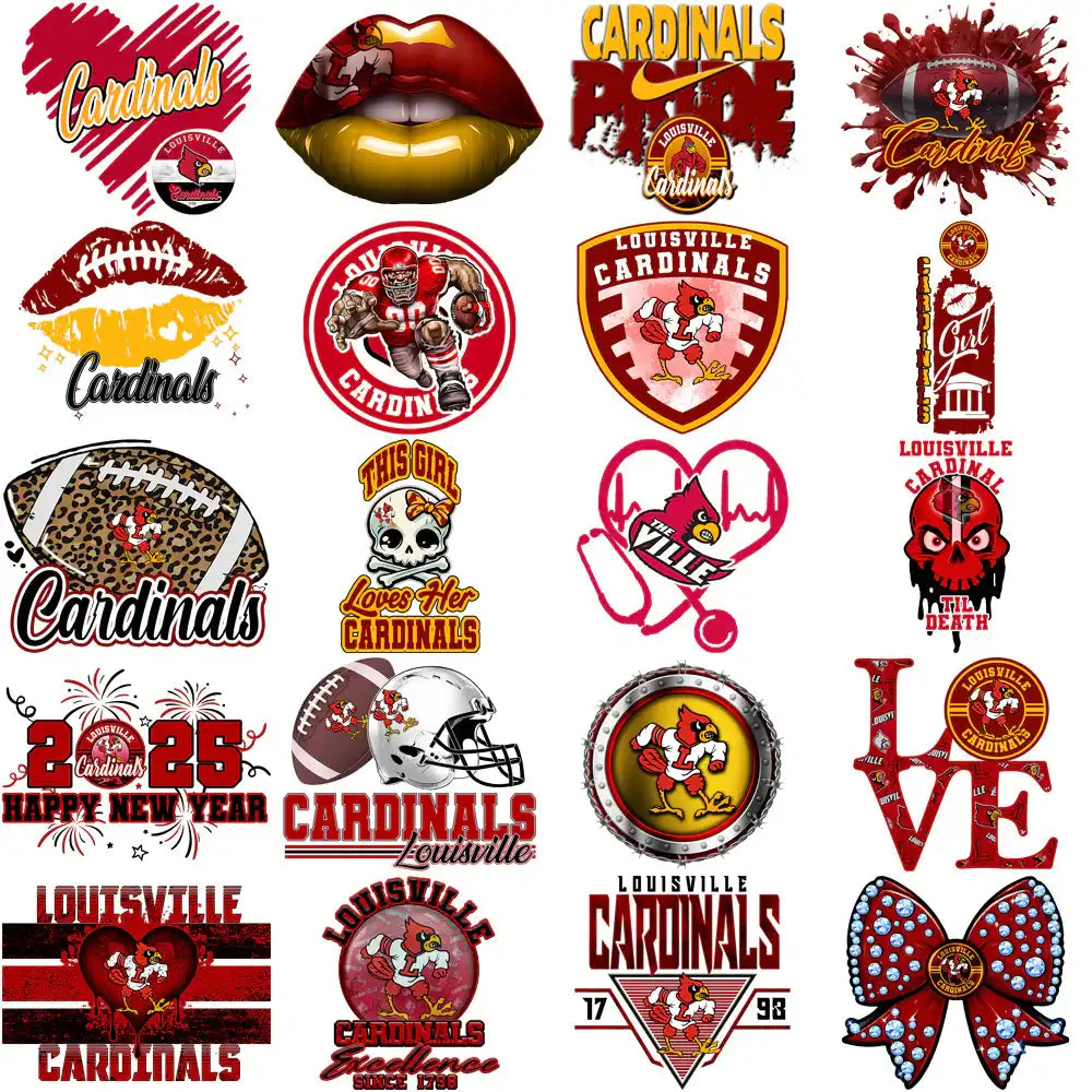 85 Louisville Cardinals Designs Bundle PNG