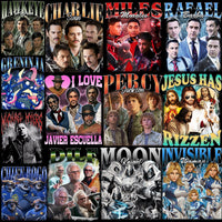 Load image into Gallery viewer, 50 Celebrity Fan Mixed Bootleg V2 90s Designs Bundle PNG

