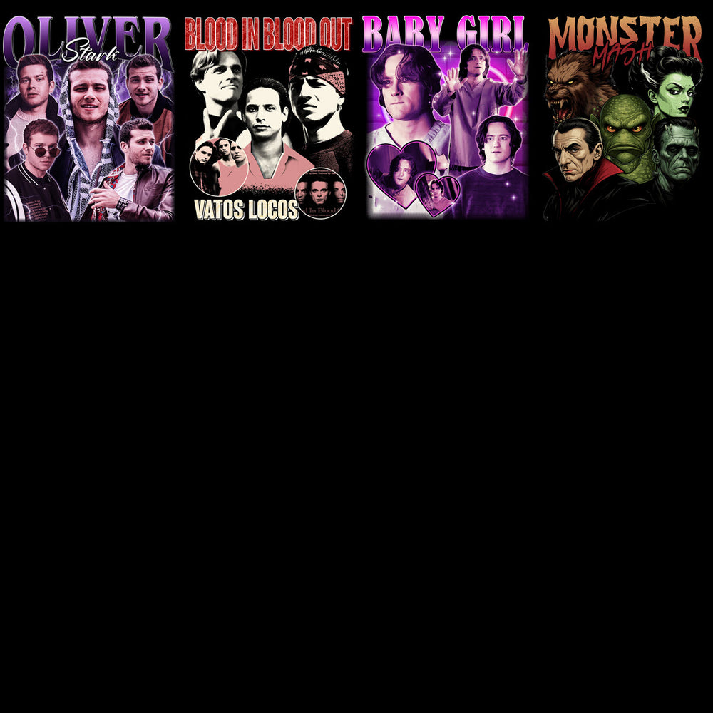 50 Celebrity Fan Mixed Bootleg 90s V3 Designs Bundle PNG