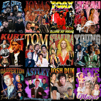 Load image into Gallery viewer, 60 Celebrity Music Stars Bootleg Artists Designs Bundle PNG
