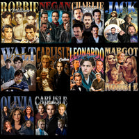 Load image into Gallery viewer, 55 Celebrity TV Series Movies Artists Bootleg Designs Bundle PNG

