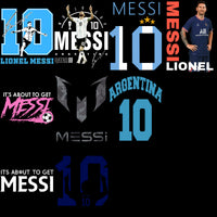 Load image into Gallery viewer, 50 Lionel Messi Soccer GOAT Football Designs Bundle PNG
