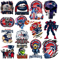 Load image into Gallery viewer, 61 Mega Football Team New England Patriots Mixed V1 Designs Bundle PNG
