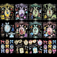 Load image into Gallery viewer, 58 Cartoon Princess Bow Mirror &amp; Cartoons Designs Bundle PNG

