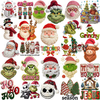 Load image into Gallery viewer, 120 Cartoons CHRISTMAS Yarn Style Designs Bundle PNG
