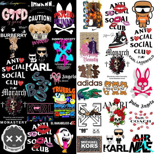 184 Popular Brand Mix Mega Streetwear Designs Bundle PNG