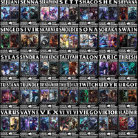 Load image into Gallery viewer, 160 League Of Legends Gaming Streetwear Black / White Designs Bundle PNG
