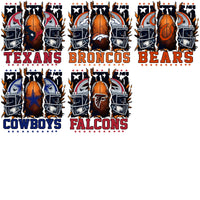 Load image into Gallery viewer, 32 Football Teams Broken Helmet Designs Bundle PNG
