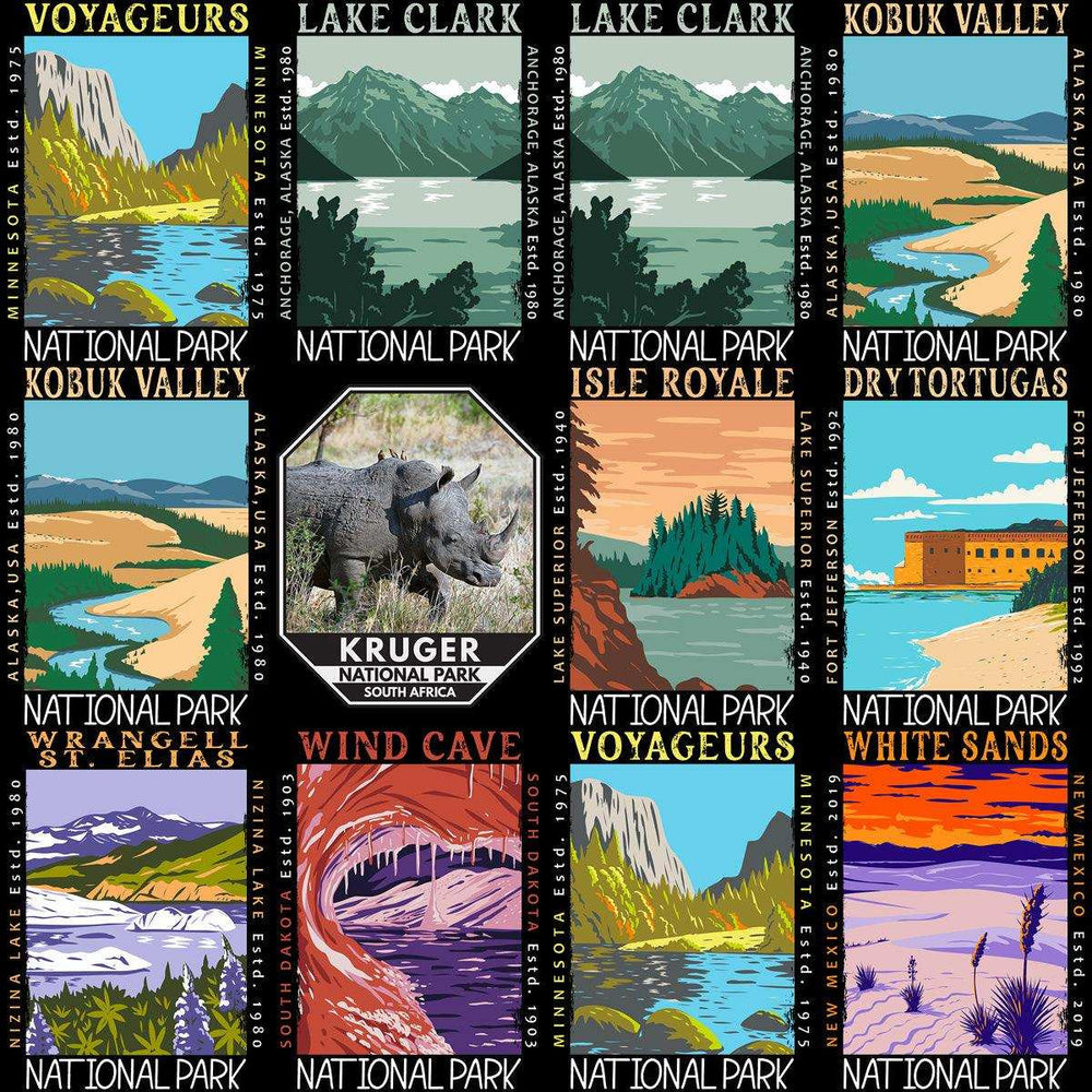 99 USA National Parks Streetwear Designs Bundle PNG