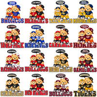 Load image into Gallery viewer, 65 College Football NCAA Teams Teddy Bear Dad &amp; Son Designs Bundle PNG
