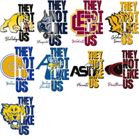 Load image into Gallery viewer, 20 HBCU College They Not Like Us Designs Bundle PNG

