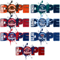 Load image into Gallery viewer, 30 Baseball Dope Ink Splash Teams Designs Bundle PNG
