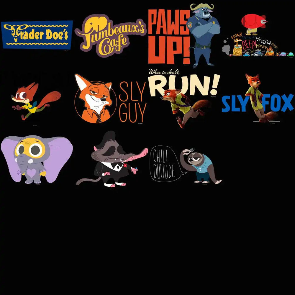 39 Cartoon Zoo Designs Bundle PNG