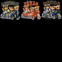 Load image into Gallery viewer, 55 College Football Teddy Bears Crew NCAA Teams Designs Bundle PNG
