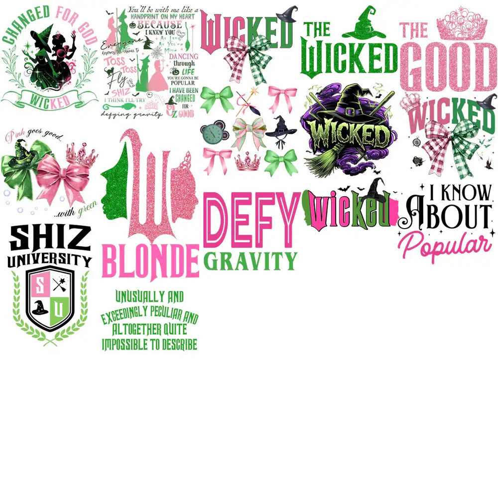 125 Movie Wicked Magic 2025 Designs Bundle PNG
