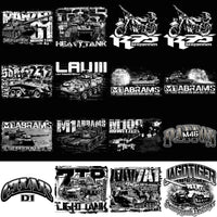 Load image into Gallery viewer, 100 Tank Military War Fighting Designs Bundle PNG

