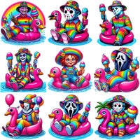 Load image into Gallery viewer, 25 SummerWeen Slashers Loving Summer Designs Bundle PNG
