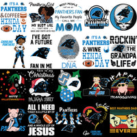 Load image into Gallery viewer, 110 Panthers MEGA Carolina Football Team Designs Bundle PNG
