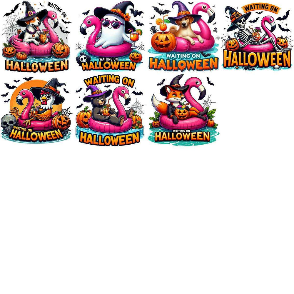 55 Summer Waiting On Halloween Designs Bundle PNG