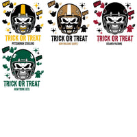 Load image into Gallery viewer, 30 Trick or Treat Halloween Helmet Football Designs Bundle PNG

