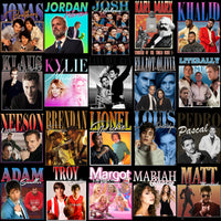 Load image into Gallery viewer, 115 Pop Culture Homage PNG Bundle – Music, Movies &amp; TV Icons Designs Bundle PNG
