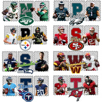 Load image into Gallery viewer, 32 Team Players Football Teams Designs Bundle PNG
