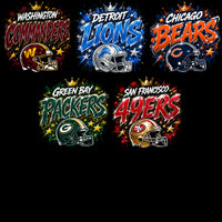 Load image into Gallery viewer, 32 Graffiti Football Teams Helmet Crown Designs Bundle PNG
