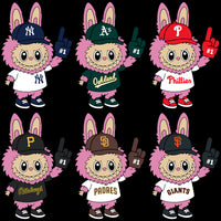 Load image into Gallery viewer, 30 Baseball Teams Logo Labubu #1 Designs Bundle PNG SVG
