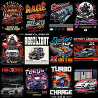 Load image into Gallery viewer, 48 Cars Streetwear Designs Bundle PNG
