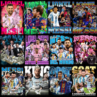 Load image into Gallery viewer, 50 Lionel Messi Soccer GOAT Football Designs Bundle PNG
