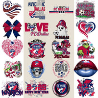 Load image into Gallery viewer, 22 FC Dallas Soccer Designs Bundle PNG
