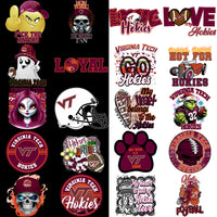 Load image into Gallery viewer, 37 Virginia Tech Hokies Designs Bundle PNG
