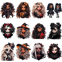 Load image into Gallery viewer, 42 Halloween Girls Bundle PNG

