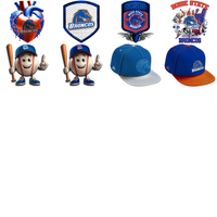Load image into Gallery viewer, 85 Boise State Broncos Designs Bundle PNG

