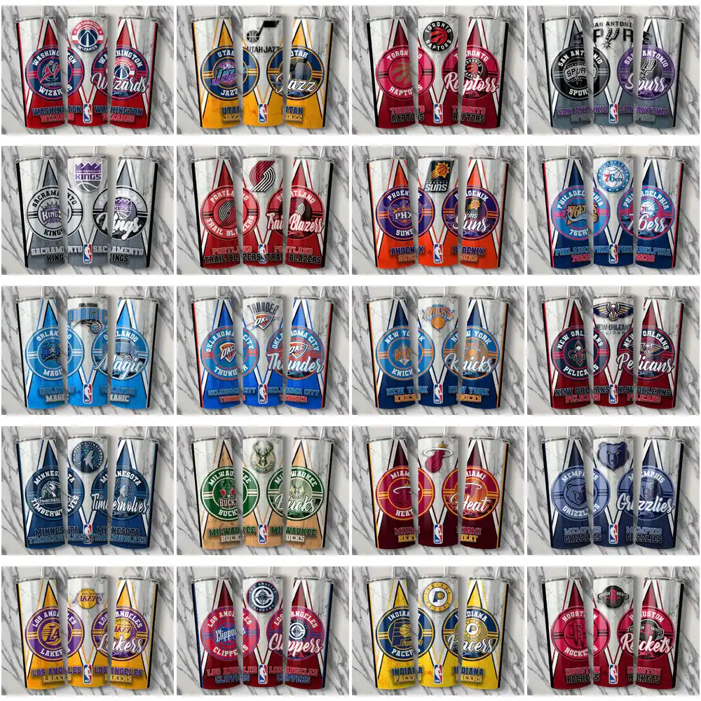 30 Basketball Teams Sports v1 Tumbler Wrap Bundle JPG