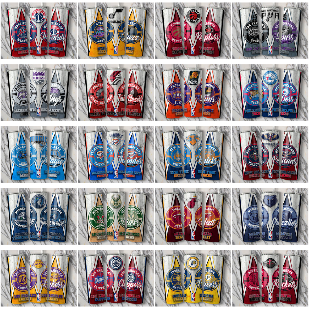 30 Basketball Teams Sports v1 Tumbler Wrap Bundle JPG